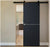 Nova Glam Pro 007 Soft Black Laminated Modern Barn Door