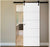 Nova Glam Pro 010 Soft White Laminated Modern Barn Door