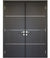 Nova HG008 Japan Oak Laminated Modern Double Pre-Hung Door