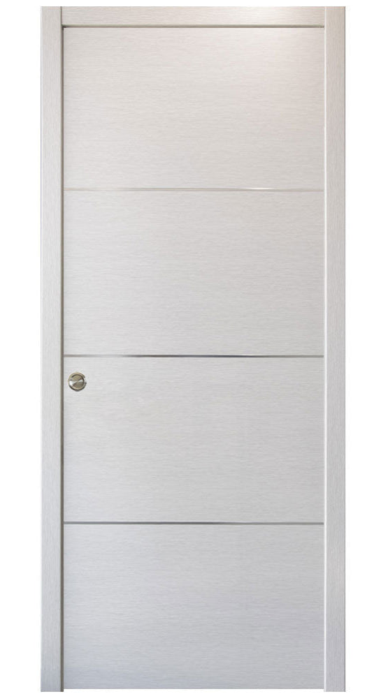 Nova HG008 White Wenge Laminated Modern Pocket Door - Doors and Beyond