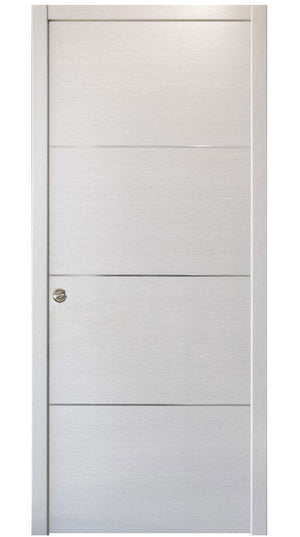 Nova HG008 White Wenge Laminated Modern Pocket Door - Doors and Beyond