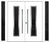Nova Inox S1  Modern Exterior Double Door W/ (2) 12