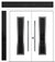 Nova Inox S1 Modern Exterior Double Door 72x80 W/ (1) 12