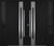 Nova Inox S2 Modern Exterior Double Door W/ (2) 12