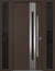 Nova Inox S2 Modern Exterior Single Door W/ (2) 12