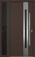 Nova Inox S2 Modern Exterior Single Door W/ (1) 12