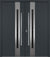 Nova Inox S2 Modern Exterior Double Door 72x80 - Unit 74x81 1/2 - Gray