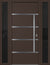 Nova Inox S3 Modern Exterior Single Door W/ (2) 12