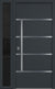 Nova Inox S3 Modern Exterior Single Door W/ (1) 12