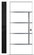Nova Inox S3 Modern Exterior Single Door W/ (1) 12