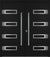 Nova Inox S4 Modern Exterior Double Door 72x80 - Unit 74x81 1/2 - Black