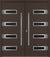 Nova Inox S4 Modern Exterior Double Door 72x80 - Unit 74x81 1/2 - Brown