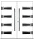 Nova Inox S4 Modern Exterior Double Door 72x80 - Unit 74x81 1/2 - White