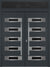 Nova Inox S5 Modern Exterior Double Door 72x80 with Transom - Unit 74x95 1/2 - Gray