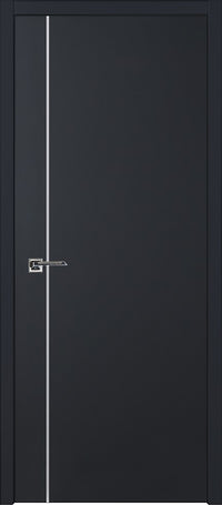 Nova Glam Pro 003 Soft Black Laminated Modern Pre-Hung Door - Doors and Beyond