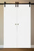 Nova Glam Pro 001 Soft White Laminated Modern Double Barn Door