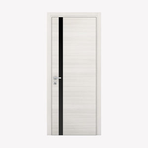 Nova 1G Braga Crema Matrix CPL Modern Single Pre-hung Door - Doors and Beyond