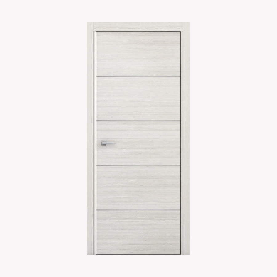 Nova 4H Braga Crema Matrix CPL Modern Single Pre-hung Door - Doors and Beyond