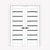 Nova Domino 01 Soft White Laminated Modern Double Pre-hung Door - Doors and Beyond
