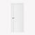 Nova Glam Pro 003 Soft White Laminated Modern Pre-Hung Door - Doors and Beyond