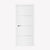 Nova Glam Pro 009 Soft White Laminated Modern Pre-Hung Door - Doors and Beyond