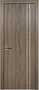 Nova HG002VR Dark Aloe Wood Laminated Modern Single Pre-Hung Door - Doors and Beyond