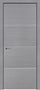 Nova HG008 Silver Wood Laminated Modern Single Pre-Hung Door - Doors and Beyond