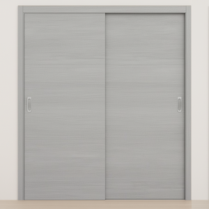 Braga Flush Olmo Matrix CPL Modern Bypass Door - Doors and Beyond