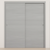 Braga Flush Olmo Matrix CPL Modern Bypass Door - Doors and Beyond