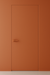 Primed Solid Frameless Door Example For Painting Orange - Doors and Beyond