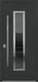Nova Inox S1 Modern Exterior Single Door 36x80 - Gray