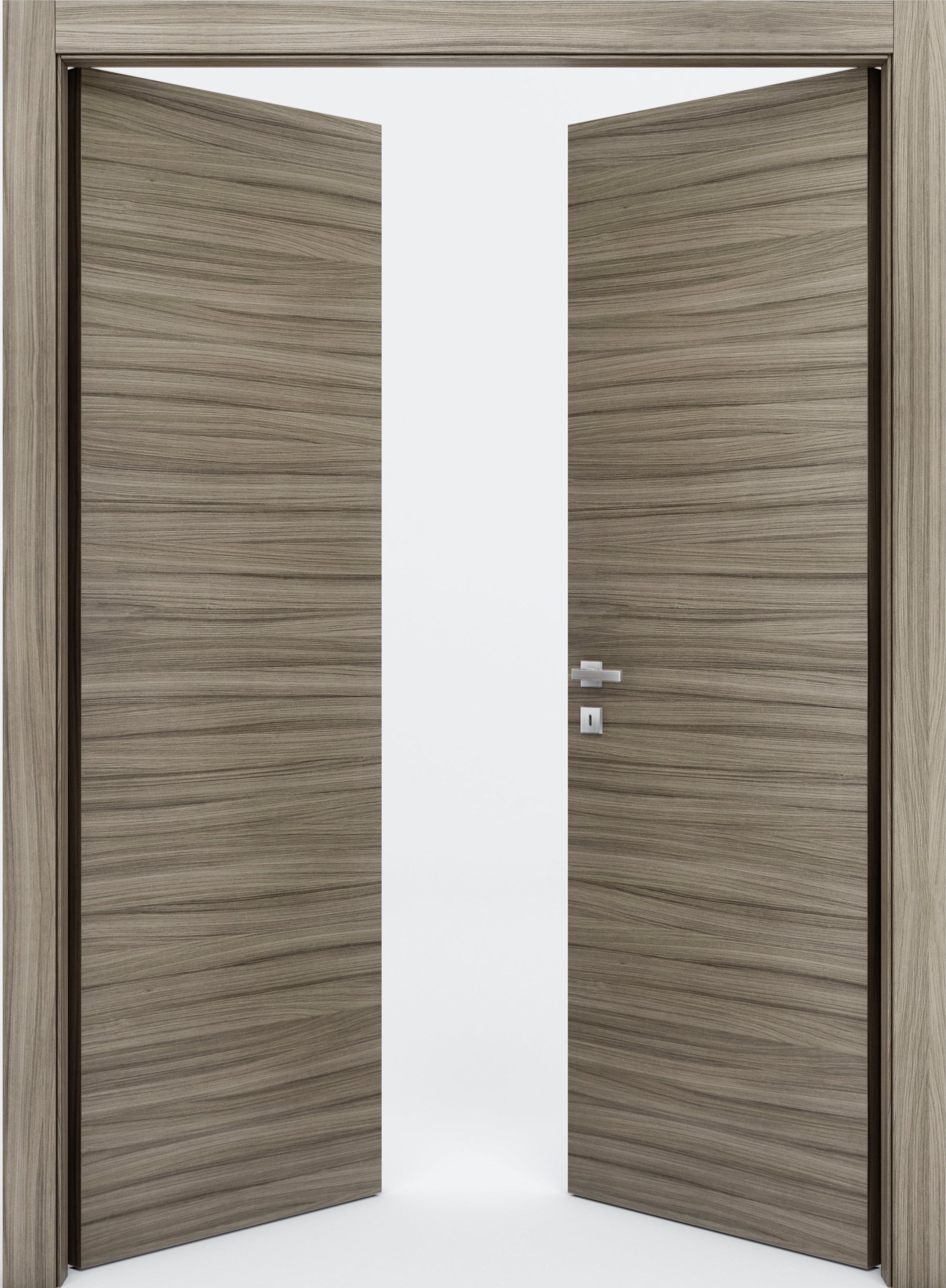 Nova Flush Braga Palissandro Matrix CPL Modern Double Pre-Hung Door