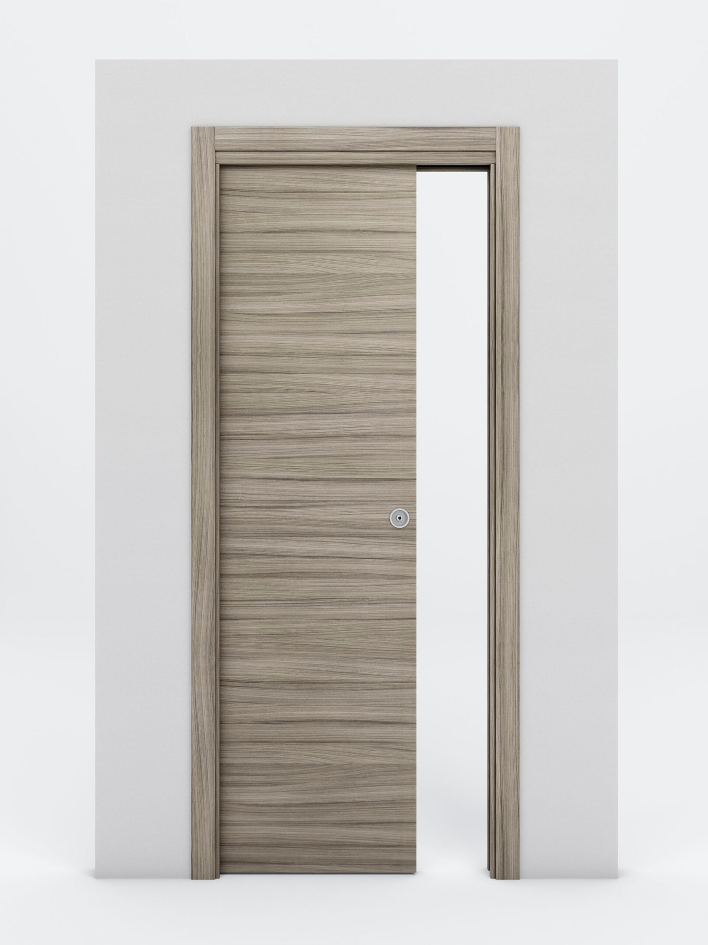 Nova Flush Braga Palissandro Matrix Laminated Modern Pocket Door - Doors and Beyond