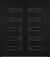 Nova Inox S5 Modern Exterior Double Door 72x80 - Unit 74x81 1/2 Black Stainless Steel - Black