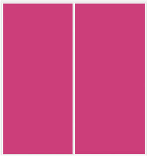 Custom Sliding White Aluminum Doors - Style 01 - 2 doors  - Pink Glass - Doors and Beyond