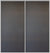Custom Sliding Aluminum Doors - Style 01 - 2 doors  - Japan Oak