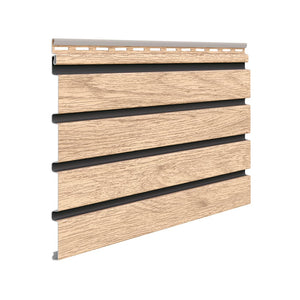 VILO Fronto Vinyl Siding SVP-06 V-B Light Oak 116 1/8“(9'7“) - 10 Pcs - Doors and Beyond
