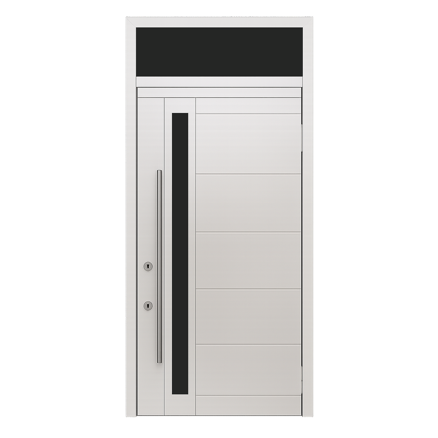 Single Exterior Door With Transom