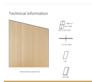 VOX MPC Decorative Wall Panel Brushed Steel 104 5/16" x 23 5/8" - Doors and Beyond