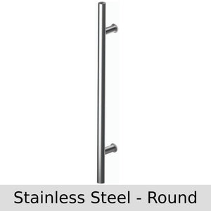 INOX Door Pull Corso - Stainless Steel - Round - Doors and Beyond