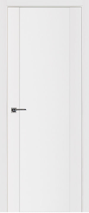 Nova Stile 001 Soft White Laminated Modern Pre-Hung Door - Doors and Beyond