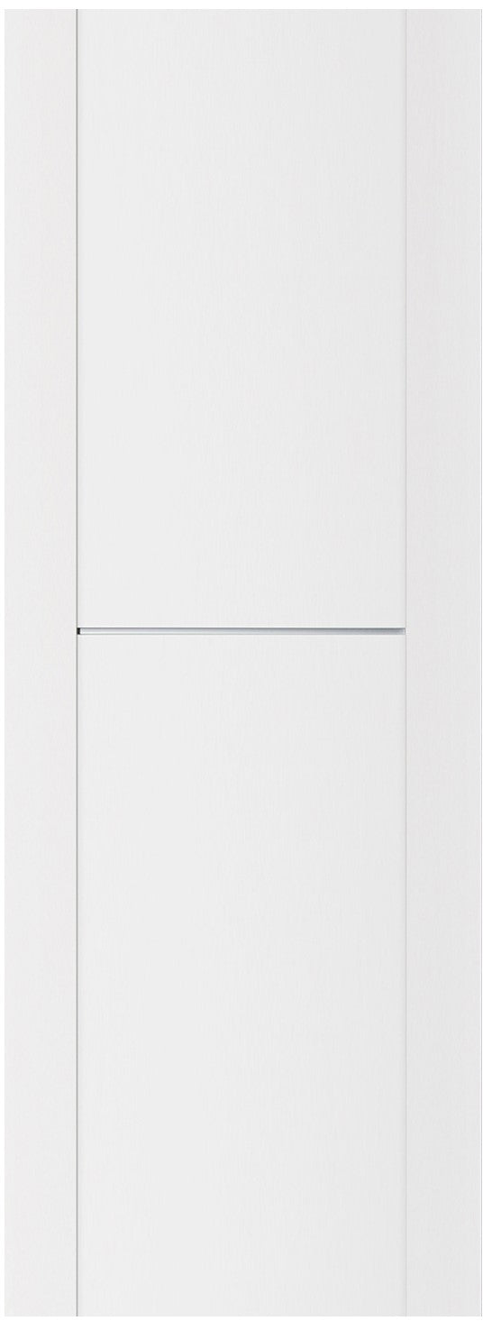 Nova Stile 002 Soft White Laminated Modern Door Slab - Doors and Beyond