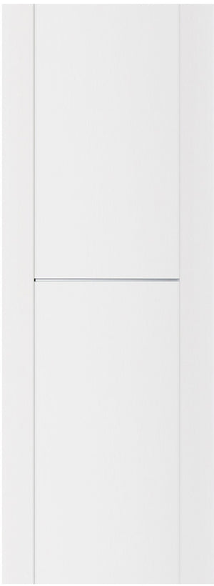 Nova Stile 002 Soft White Laminated Modern Door Slab - Doors and Beyond