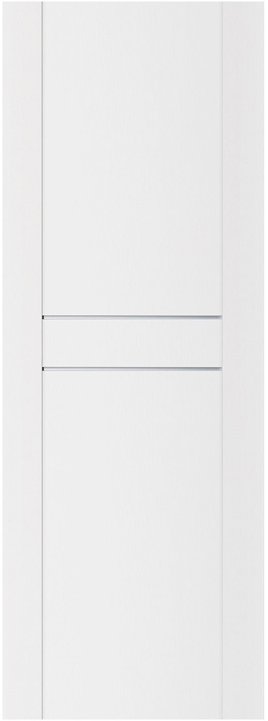 Nova Stile 003 Soft White Laminated Modern Door Slab - Doors and Beyond