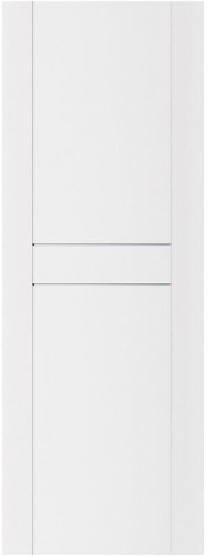 Nova Stile 003 Soft White Laminated Modern Door Slab - Doors and Beyond