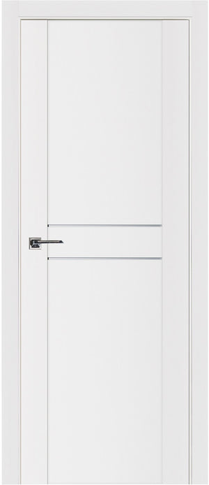 Nova Stile 003 Soft White Laminated Modern Pre-Hung Door - Doors and Beyond