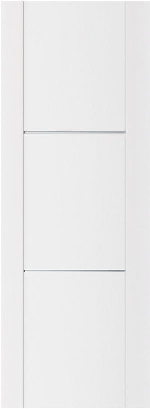 Nova Stile 004 Soft White Laminated Modern Door Slab - Doors and Beyond