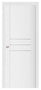 Nova Stile 005 Soft White Laminated Modern Pocket Door