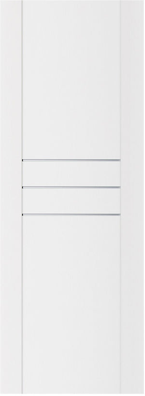 Nova Stile 005 Soft White Laminated Modern Door Slab - Doors and Beyond