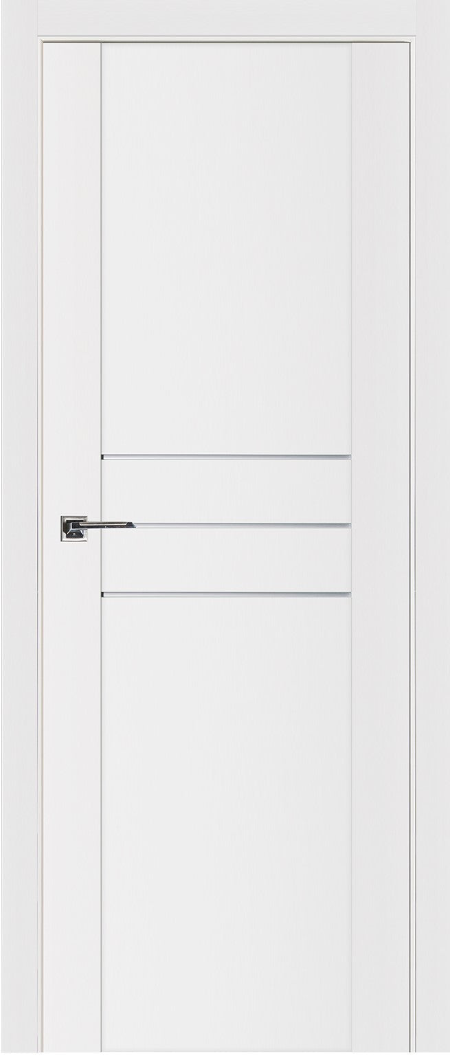 Nova Stile 005 Soft White Laminated Modern Pre-Hung Door - Doors and Beyond